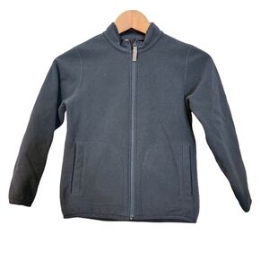 MEC Mountain Equipment Co. blue gray zip-up  long-sleeve sweater